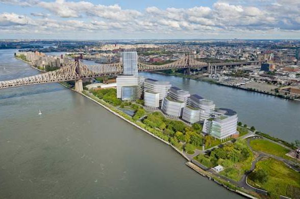 Stanford's plan features a Roosevelt Island campus.